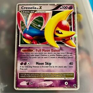 Pokémon Cresselia Level X Ultra-Rare Holographic Card